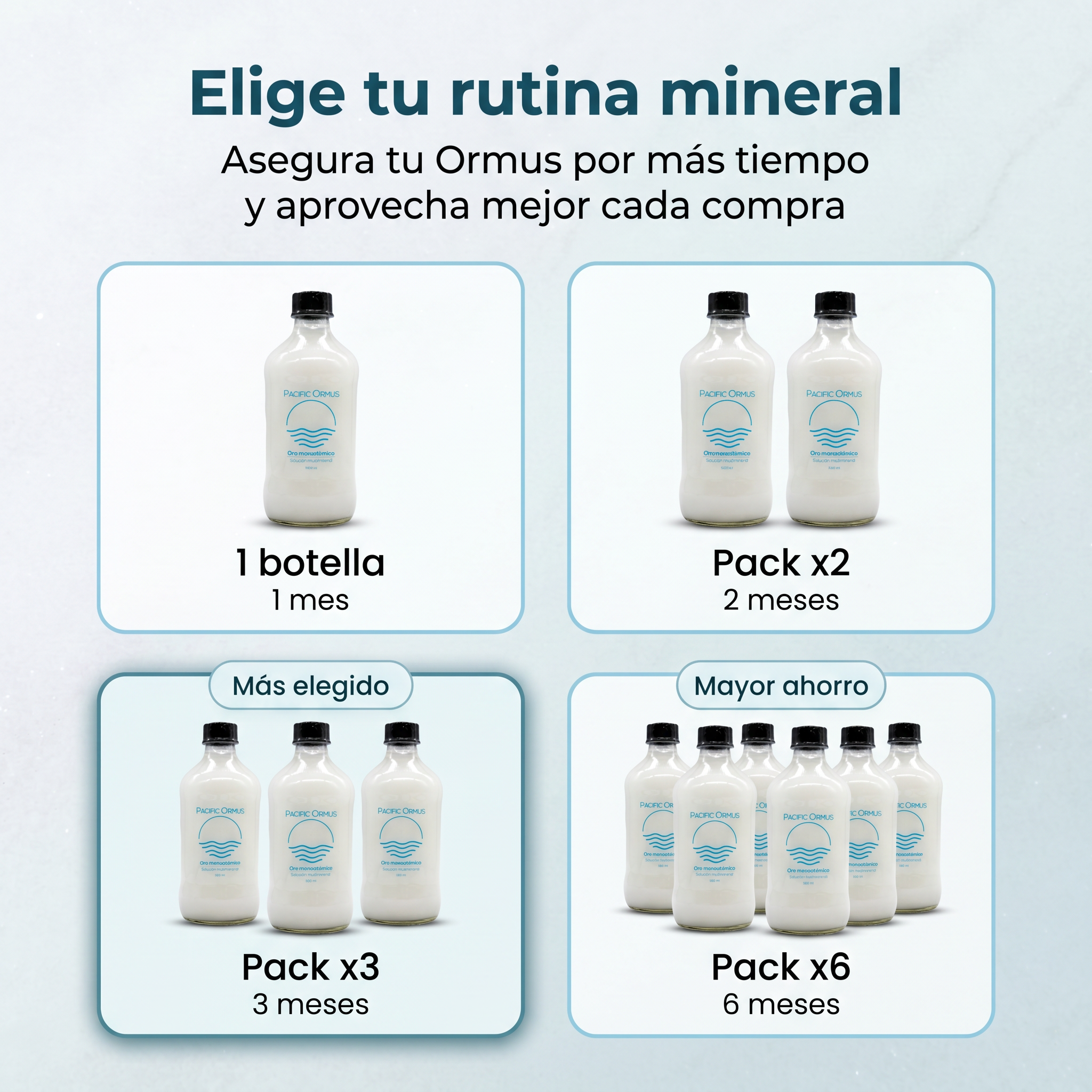 Pack 6 Ormus 500 ml