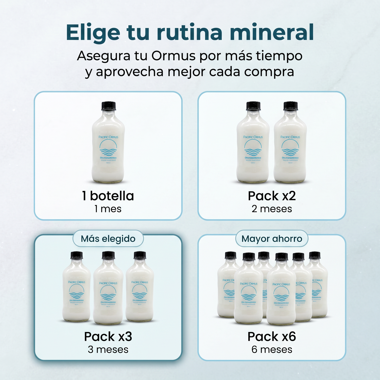 Pack 6 Ormus 500 ml