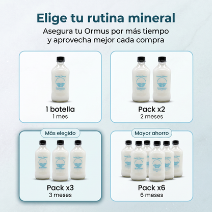Pack 3 Ormus 500 ml